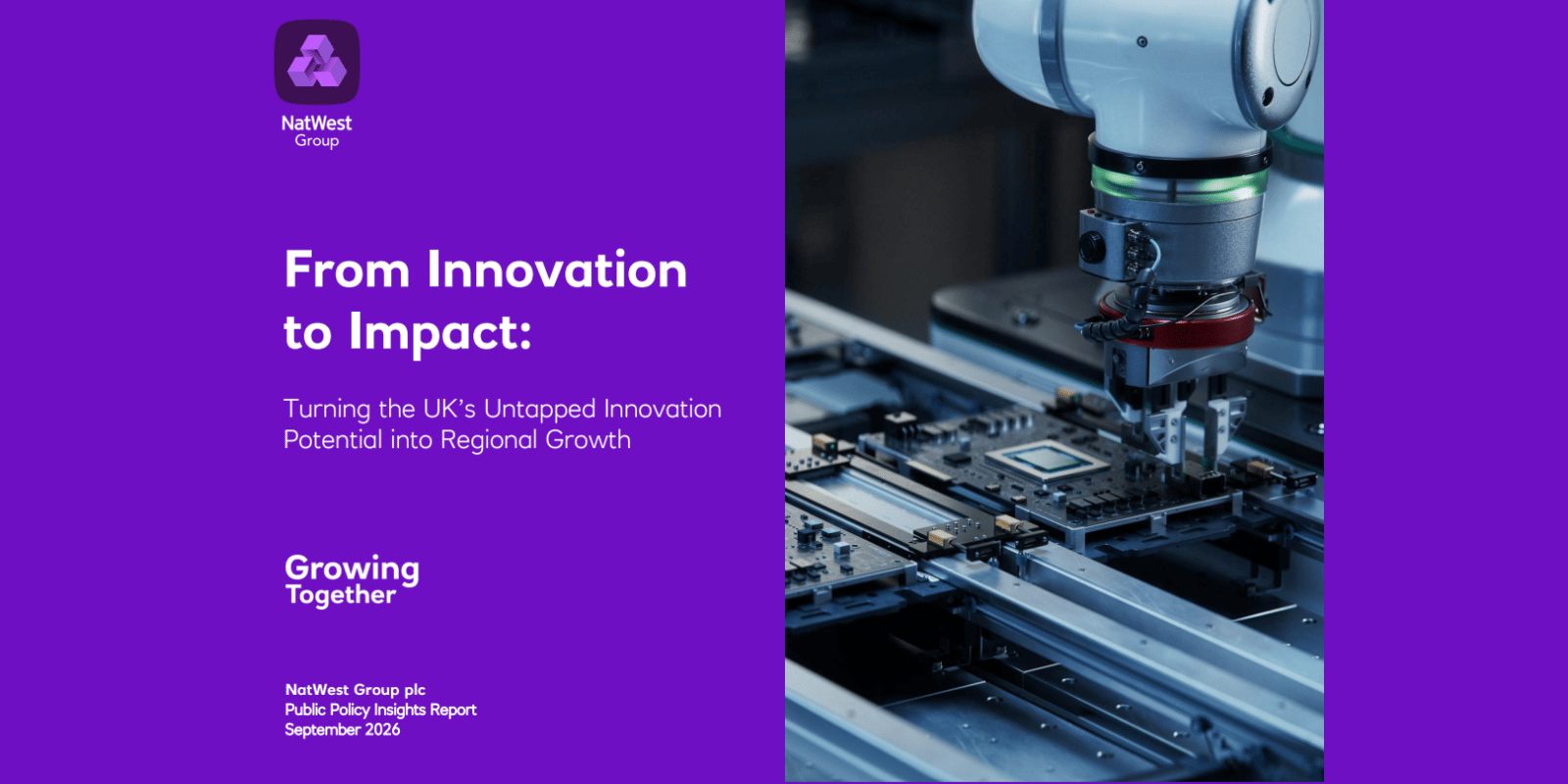 NatWest: From Innovation to Impact: Translating the UK’s Untapped Innovation Cohort into Regional Growth report