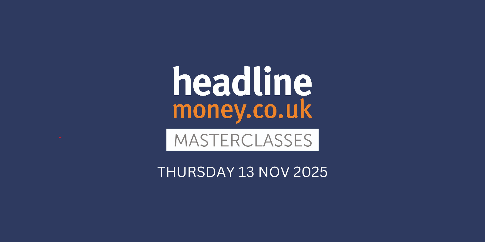 Masterclass speakers revealed!